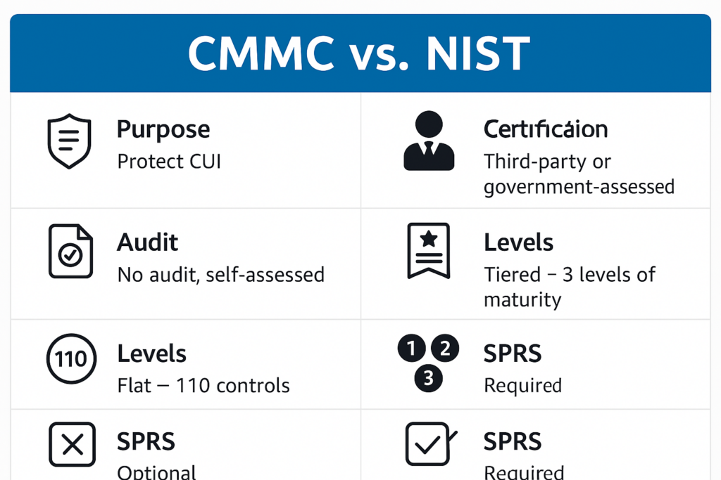 CMMC vs. NIST SP 800-171 – What’s the Real Difference | Ciegate