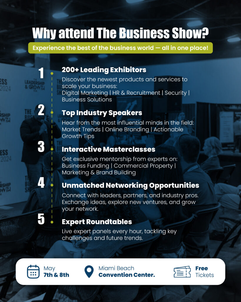 Top Reasons to Attend The Business Show 2025